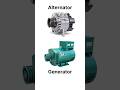 Alternator or Generator me kya difference hai?? #electrical #engineering #shorts #viral #yt