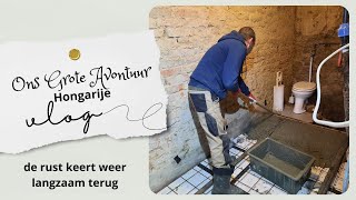 Download Lagu Nieuwe Badkamer Vloer Storten | wonen in Hongarije #439 MP3