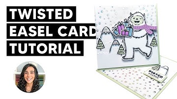 Create a Rotating/Twisted Easel Card for Christmas or Fall