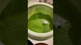 iced matcha latte (∪ ◡ ∪)