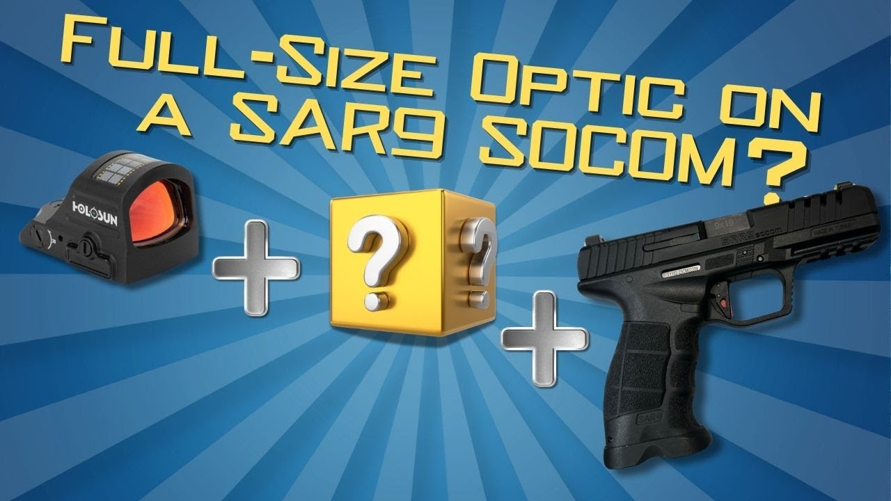 Full-Size Optic on a SAR9 SOCOM? NEW Adapter Plate Makes it Happen!