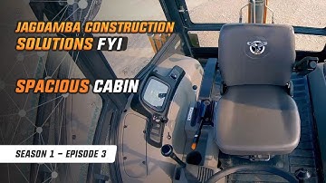 CASE Backhoe Loader 851 EX PRO - Spacious Cabin