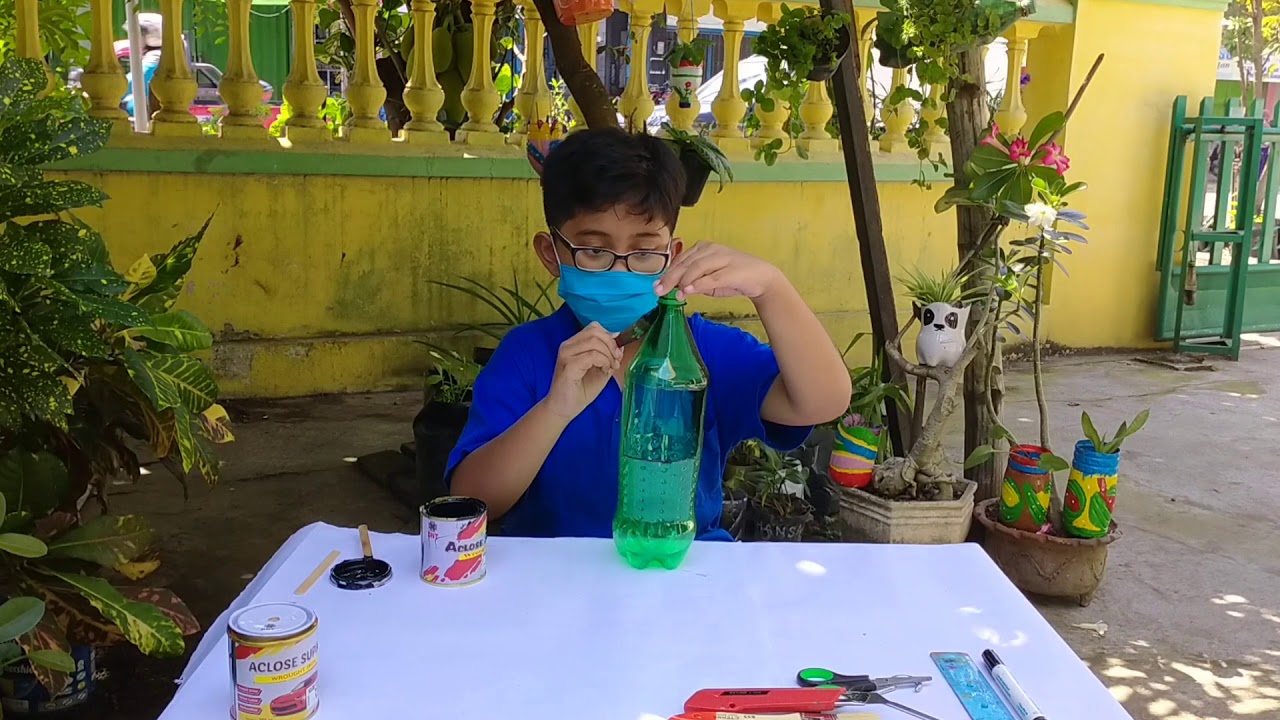 POT GANTUNG DARI  BOTOL  PLASTIK  YouTube