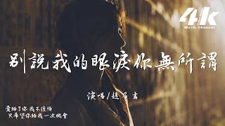 趙乃吉 - 別說我的眼淚你無所謂『看我流淚你頭也不回，哭過了淚乾了心變成灰。』【高音質HD|動態歌詞Lyrics】♫·翻唱歌曲 (原唱:東來東往)