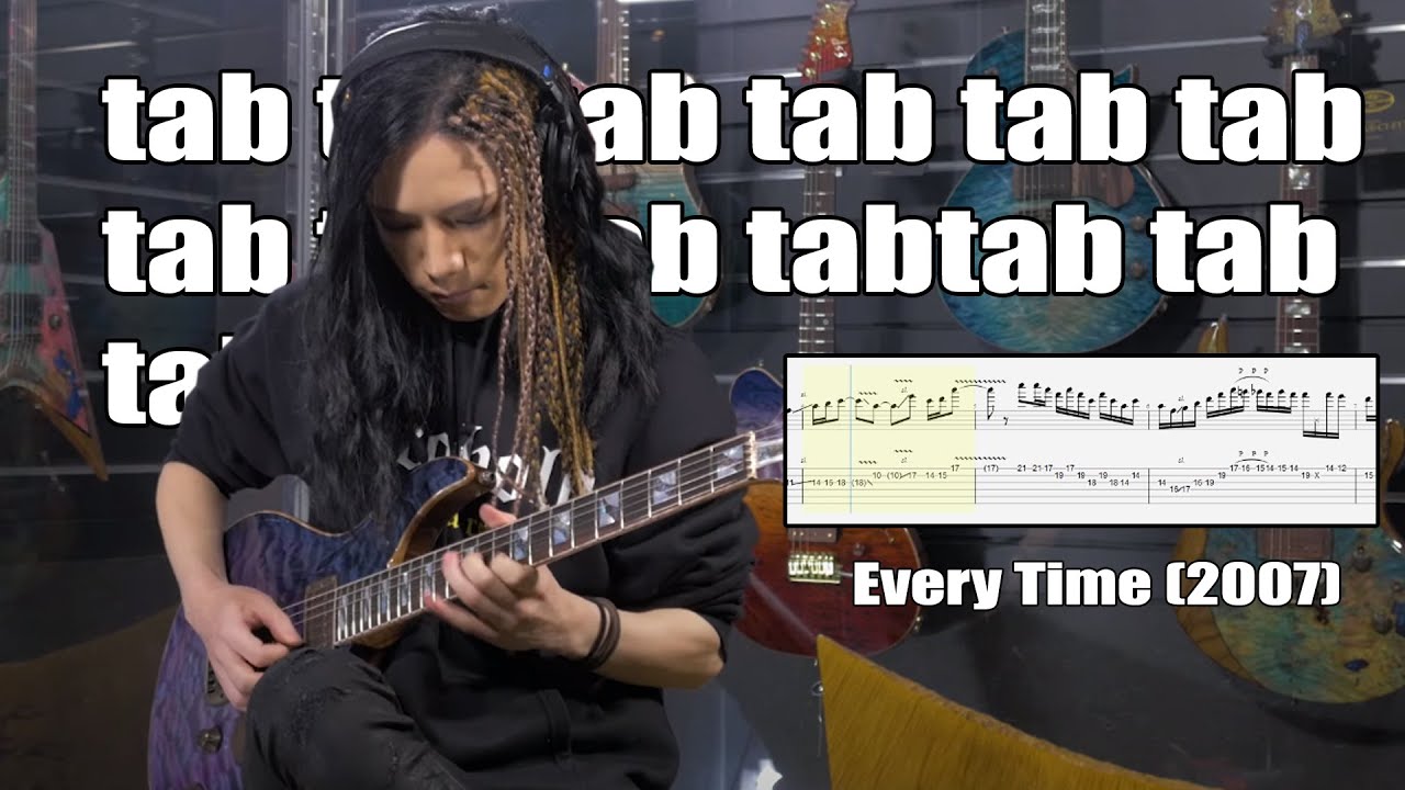 Watch Takayoshi Ohmura - Every Time (ESP Guitars 2021) Solo TABs on YouTube Watch Takayoshi Ohmura - Every Time (ESP Guitars 2021) Solo TABs on YouTube