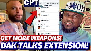 Dak Prescott finally talking when an extension with the Cowboys will happen!? & It’s tight-end day!
