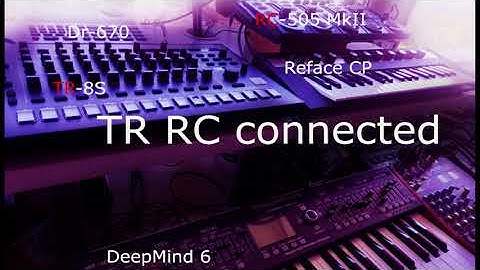 Roland TR-8S + BOSS RC505 MKII Connected