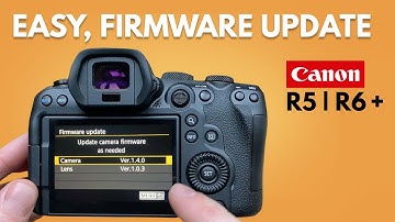 How to Update Canon R5 R6, Firmware Update | Step by Step