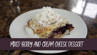 Mixed Berry with Cream Cheese Dessert