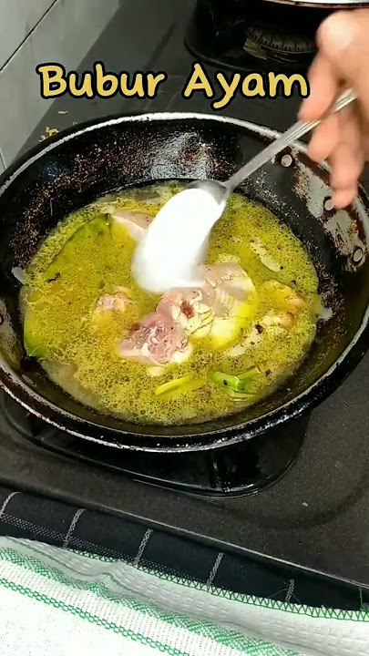 Bubur Ayam Sat Set. #caramembuat #buburayam #resepmudah