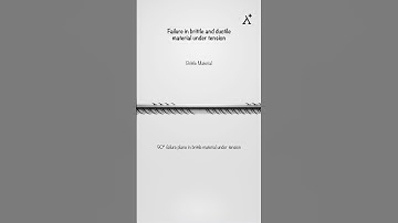 Understanding Material Failure Under Tension