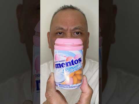 👂ASMR MENTOS KOREAN CHEWY DRAGEES CANDY YOGURT FRUIT 2 FLAVORS EATING SOUNDS👂#shorts #asmr
