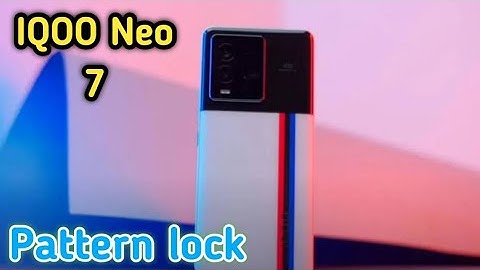 Iqoo Neo 7  Mein Pattern Lock Setting Kaise Karen , How To Set Pattern Lock In Iqoo Neo 7