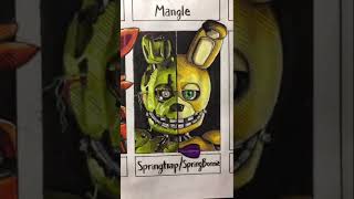 Drawing Springtrapspring Bonnie From Fnaf
