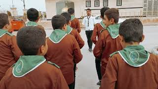 مفوضية نينوى تدرّب عناصر الجوالة والكشافة من مختلف الأفواج الكشفية ليوم القدس العالمي