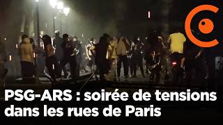 PSG-ARS : nuit de tension à Paris après la victoire du PSG en finale de Ligue des Champions