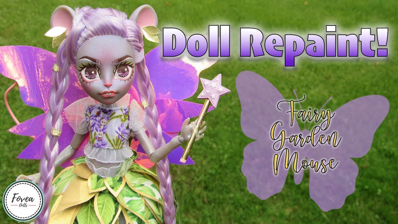 Fairy Garden Mouse  Doll Repaint! OOAK Mouscedes King