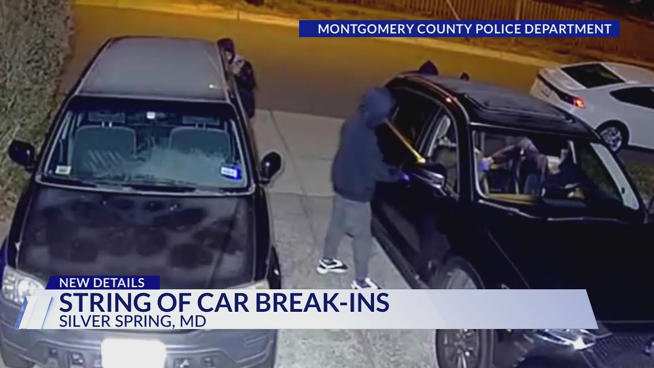 String of car break-ins in Silver Spring - YouTube