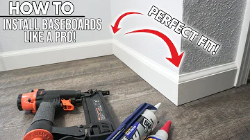 How To Install Baseboard Like A Professional With No Gaps! DIY Pro Tips And Tricks For Beginners!