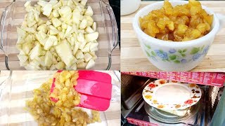 ... ,chunky apples in morphy richards microwave,chunky applesau...