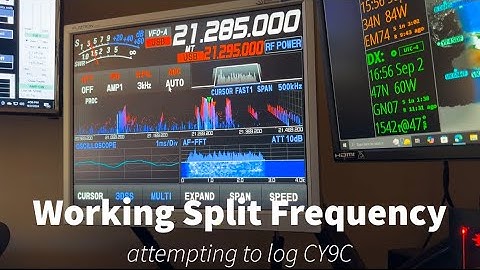 Working Split Frequency: Trying to Log the CY9C St. Paul Island DXpedition #ssb #split #frequency