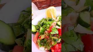 Fresh Fish With Healthy Salad ??? shorts fish salad