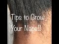 Tips to Grow Your Nape!!