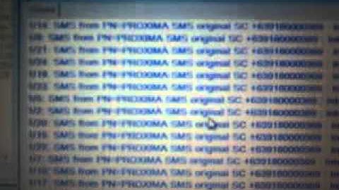 MarketlinkPH PROXIMA SMS in action (Proximity / Mobile Marketing service in the Philippines)