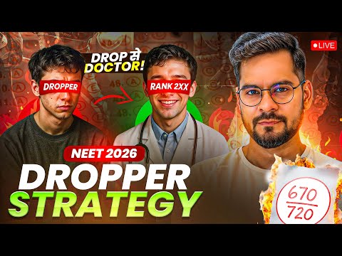 NEET 2026: Dropper से Doctor तक का Real Plan 🔥 | 670+ Possible!