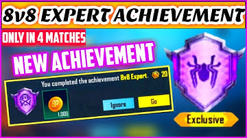 8v8 Expert Achievement Glitch Solution is Here | Complete 8v8 Achievement Only in 4 Matches