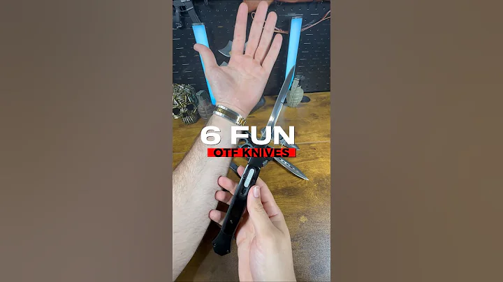 6 FUN OTF Knives! #knife #shorts