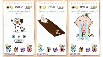 Brain Test Level 61 62 63 64 65 Walkthrough