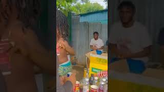 Jahshii outside with Malie Donn freestyling 🔥 #Shorts #Jahshii #MalieDonn #Dancehall #Music