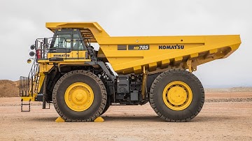 Komatsu HD785-8 machine familiarization