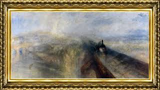 J.M.W. Turner - Rain, Steam and Speed, The Great Western Railway (1844) | Framed Fine Art for TV