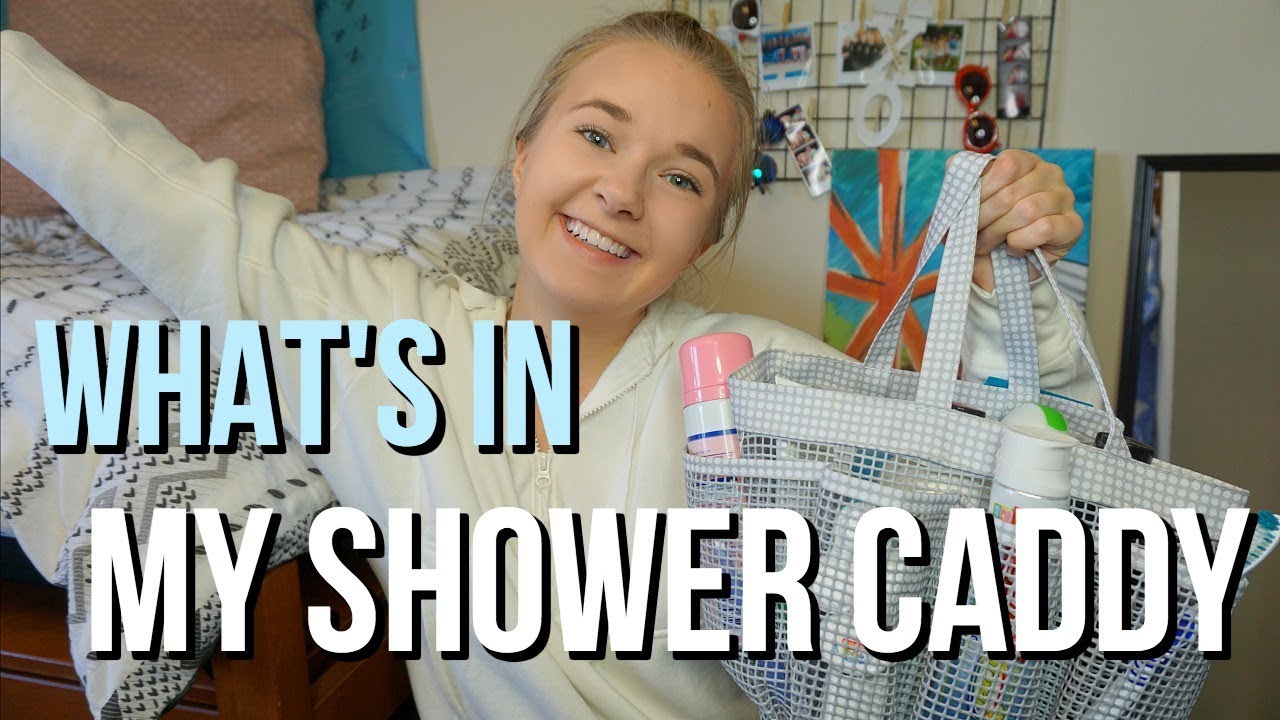 The Absolute Best Shower Caddy You Need In College - By Sophia Lee