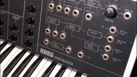 KORG MS-10 Synthesizer Demo Song