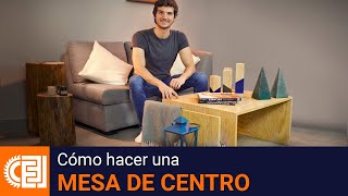 Cómo hacer una mesa de centro? Uniones en corte 45° - Carpinteria Básica