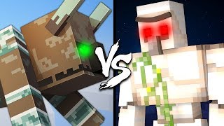 Ravager vs. Iron Golem - Minecraft