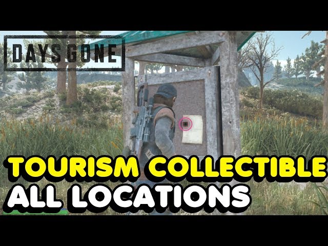 Days Gone All Collectibles of Characters, Tourism, and Landmarks. 