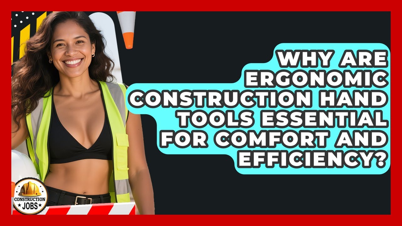 Why Are Ergonomic Construction Hand Tools Essential For Comfort And Efficiency? - Construction Jobs