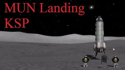 Mun landing and return to Kerbin