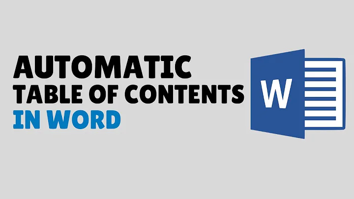 How to Create Table of Contents in Word |  Automatic & Hyperlinked