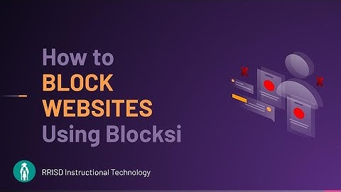 Blocking Websites in Blocksi
