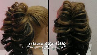 PEINADO: Trenza Esqueleto//Baeacroca - YouTube