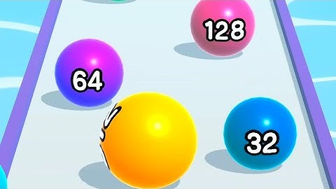 Ball Run 2048 🟥 Walkthrough Gameplay 🟢 All Levels Android iOS Mobile Game 🔥 Level 181-184