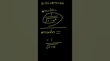 derivative of arccos(x) formula rule, arccos