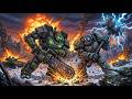 Epic Steel Mechs Clash Robo Titans vs Hammer Boss & The Secret Titan Tank! 2D Animation