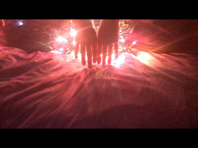 ASMR Christmas Lights and Relaxing Hand Movements *Soft-Spoken Ramble*