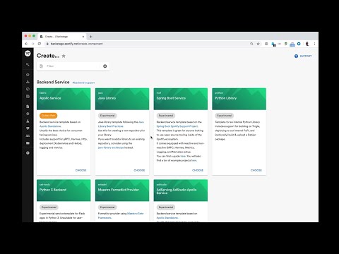 How to create a microservice (or any component) in Backstage (Demo)